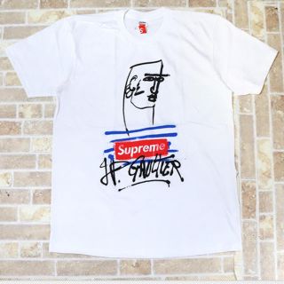 シュプリーム(Supreme)のSupreme Jean Paul Gaultier Tee 白(Tシャツ/カットソー(半袖/袖なし))