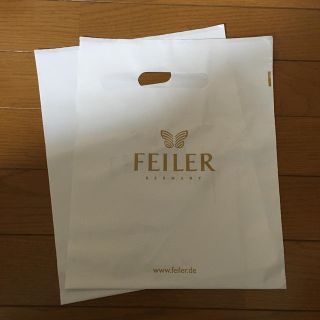 フェイラー(FEILER)のフェイラーお土産袋2枚セット(ショップ袋)