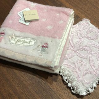 ジルスチュアート(JILLSTUART)の《新品》JILLSTUART ★ ハンカチ２枚(ハンカチ)