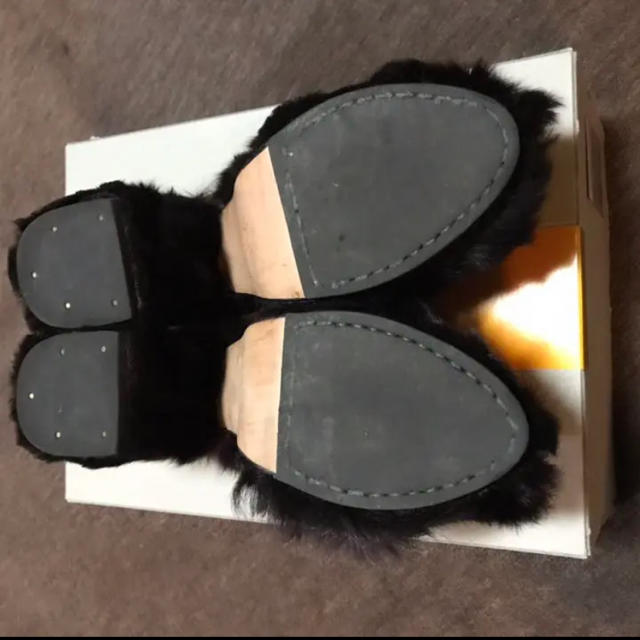 1LDK SELECT(ワンエルディーケーセレクト)のメゾンエウレカ　ファーサンダル レディースの靴/シューズ(ミュール)の商品写真