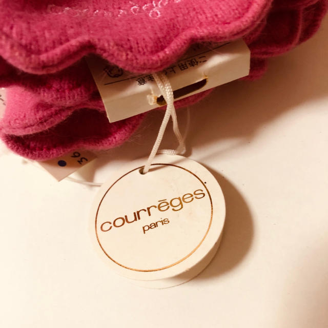 Courreges(クレージュ)の【新品】クレージュ：手袋（ピンク） レディースのファッション小物(手袋)の商品写真