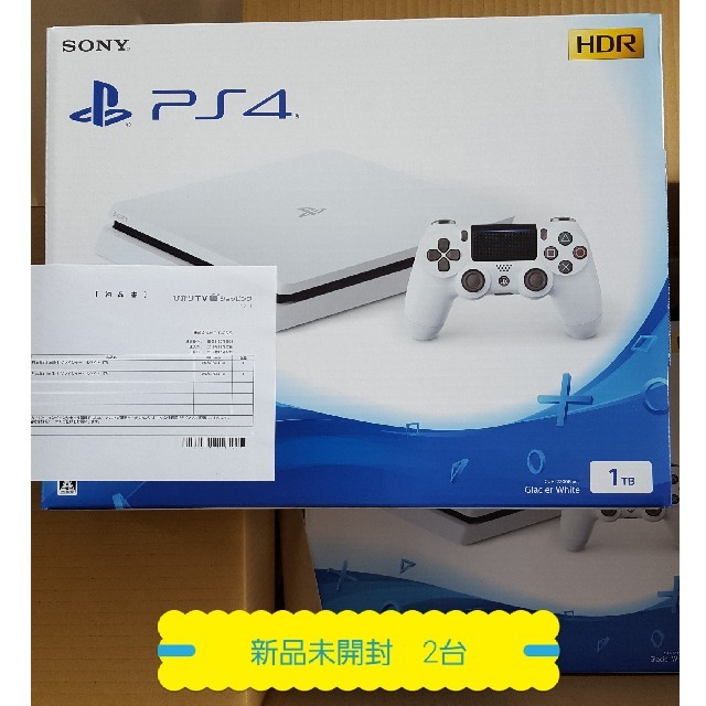 PS4 CUH-2200BB02 1TB グレイシャー・ホワイト 2台