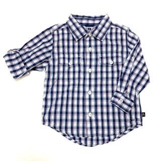 ベビーギャップ(babyGAP)の【ベビーギャップ 】新品☆ チェック シャツ ブラナンベア 長袖 半袖 95(ブラウス)