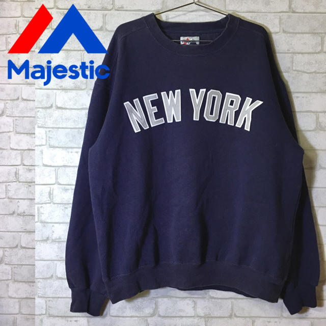 Majestic(マジェスティック)のMajestic vintage sweat クルースウェット ニューヨーク メンズのトップス(スウェット)の商品写真