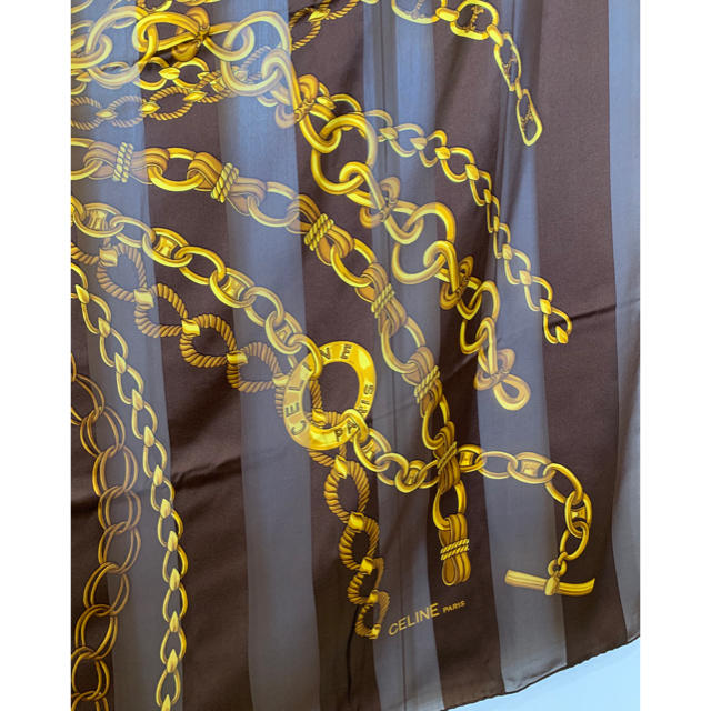 celine(セリーヌ)のセリーヌシルクシフォン大判スカーフ レディースのファッション小物(バンダナ/スカーフ)の商品写真