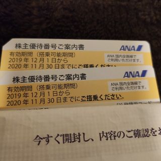 ANA株主優待券 2枚(その他)