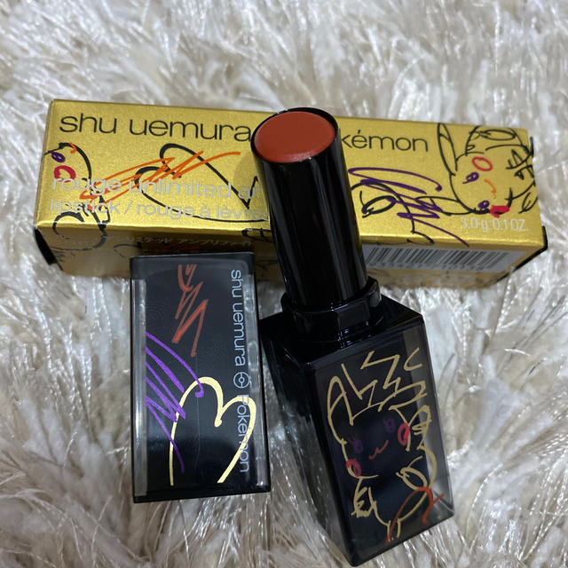 shu uemura(シュウウエムラ)のシュウウエムラ　パンプキンボム コスメ/美容のベースメイク/化粧品(口紅)の商品写真