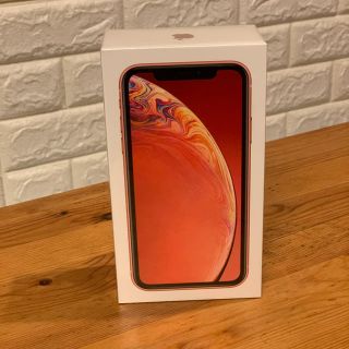 アイフォーン(iPhone)の【タイムセール】【新品未開封】iPhoneXR 128GB コーラル(スマートフォン本体)