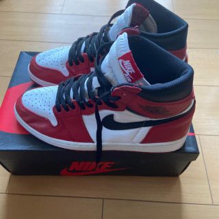 ナイキ(NIKE)のjordan1 シカゴ　バーンド　セット(スニーカー)