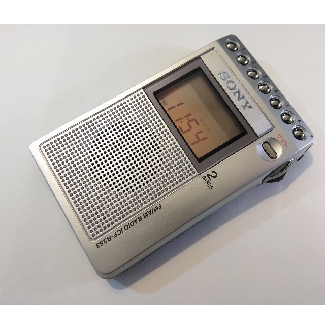 SONY FM AM ポケッタブルラジオ R353 ICF-R353