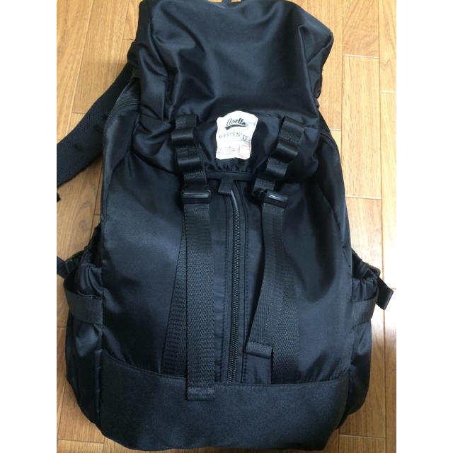 anelloの黒リュック レディースのバッグ(リュック/バックパック)の商品写真