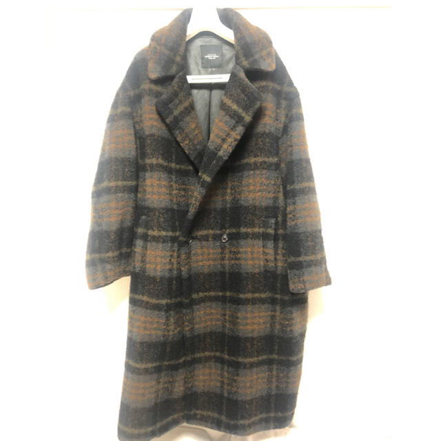 2018AW unused check  coat サイズ 3