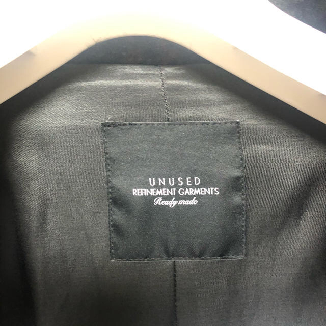 UNUSED(アンユーズド)の2018AW unused check  coat サイズ 3 メンズのジャケット/アウター(チェスターコート)の商品写真