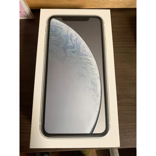 アップル(Apple)のiPhonexr 白　ホワイト　128g(スマートフォン本体)