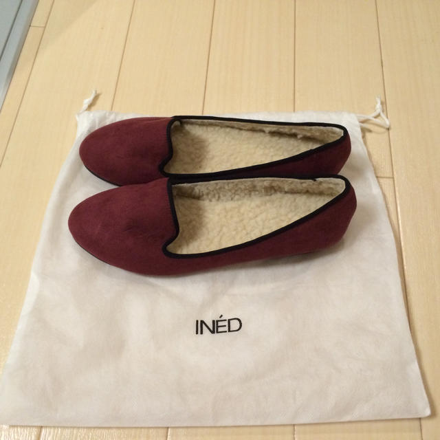 INED(イネド)の新品 モコモコパンプス メンズの靴/シューズ(デッキシューズ)の商品写真