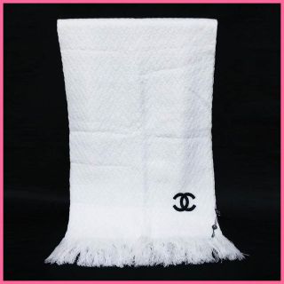 シャネル(CHANEL)の最終値下げ！未使用品！CHANEL(シャネル)◎マフラー/ストール◎ホワイト(マフラー/ショール)