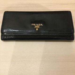 プラダ(PRADA)のとらねこ様専用　PRADA プラダ 長財布　ブラック　黒 (財布)