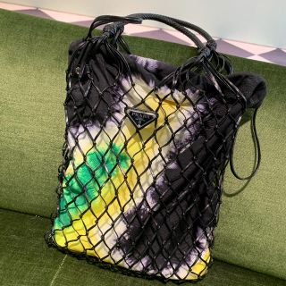 プラダ(PRADA)の【美品】PRADA メッシュバッグ(ハンドバッグ)