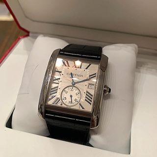 カルティエ(Cartier)の【値引 銀座本店購入】カルティエ  タンクMC 腕時計 付属品有 完動(腕時計(アナログ))