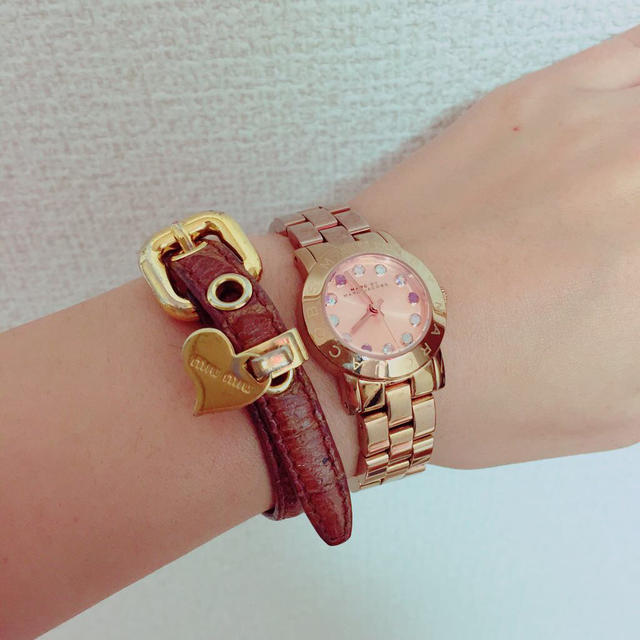 miumiu - miumiu レザーブレスレットの通販 by ch's shop|ミュウ