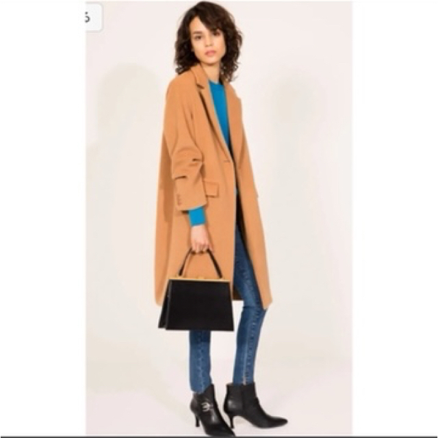 新品・未使用】Mila Owen キャメル チェスターコート-