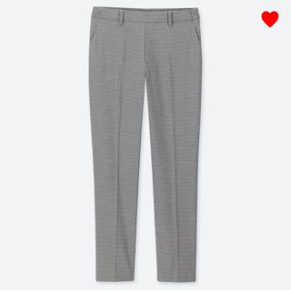 ユニクロ(UNIQLO)の専用❣️【新品】EZYアンクルパンツ♡XS♡丈長め71㎝♡千鳥(クロップドパンツ)