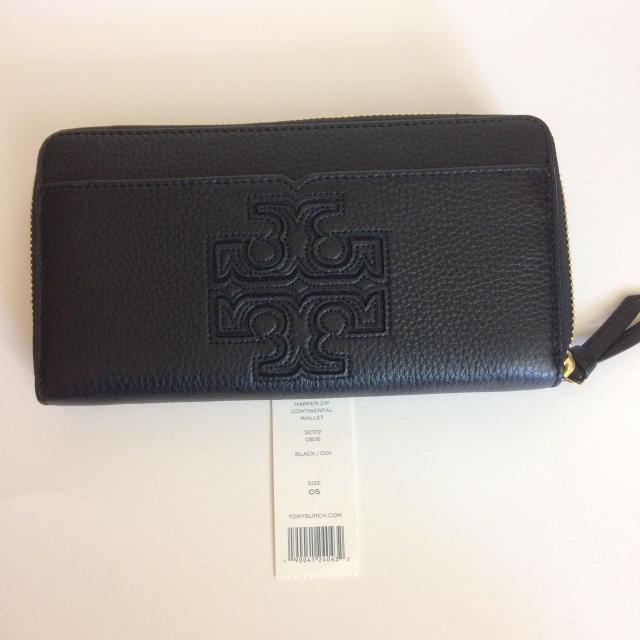 Tory Burch(トリーバーチ)のトリーバーチ黒のお財布　(新品未使用) レディースのファッション小物(財布)の商品写真