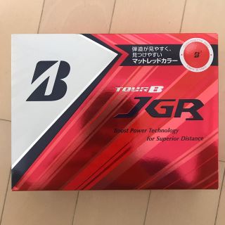 ブリヂストン(BRIDGESTONE)のTourB JGR ボール　限定　マットレッド(ゴルフ)