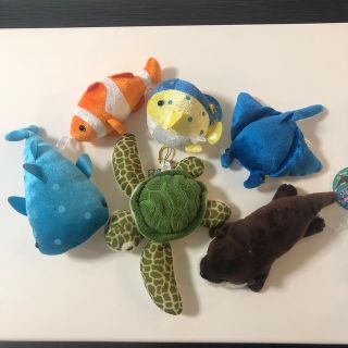 海の生き物ぬいぐるみセット(ぬいぐるみ)