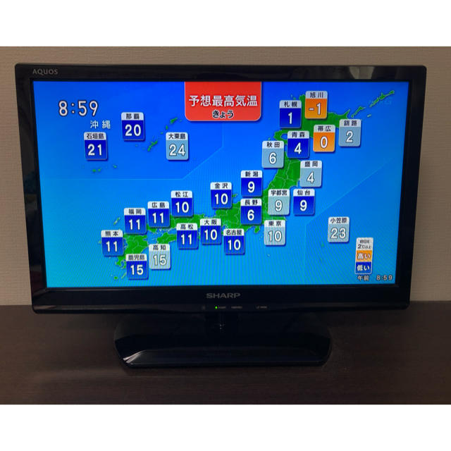 カード SHARP 液晶テレビ 19インチの通販 by APPshop|シャープなら