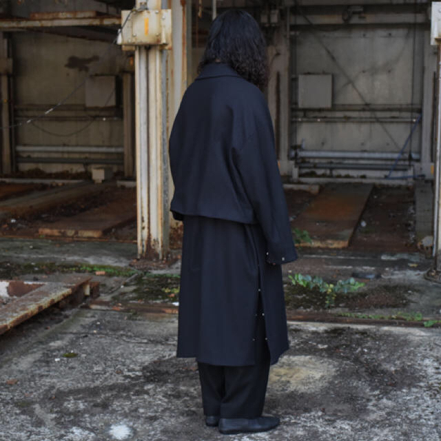 yoke 3way Bal Collar Share Coat 19AW S メンズのジャケット/アウター(ステンカラーコート)の商品写真