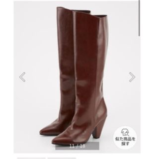 スライ(SLY)のSLY  POINTED MIDI BOOTS ロングブーツ (ブーツ)