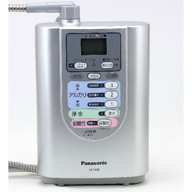 Panasonic(パナソニック)のPanasonic アルカリイオン整水器　TK7208 P-S インテリア/住まい/日用品のキッチン/食器(浄水機)の商品写真