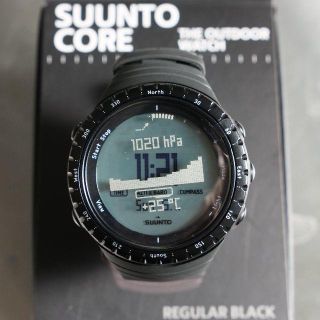 スント(SUUNTO)のNO.9様専用　スント コア レギュラーブラック SS014809000 正規品(腕時計(デジタル))