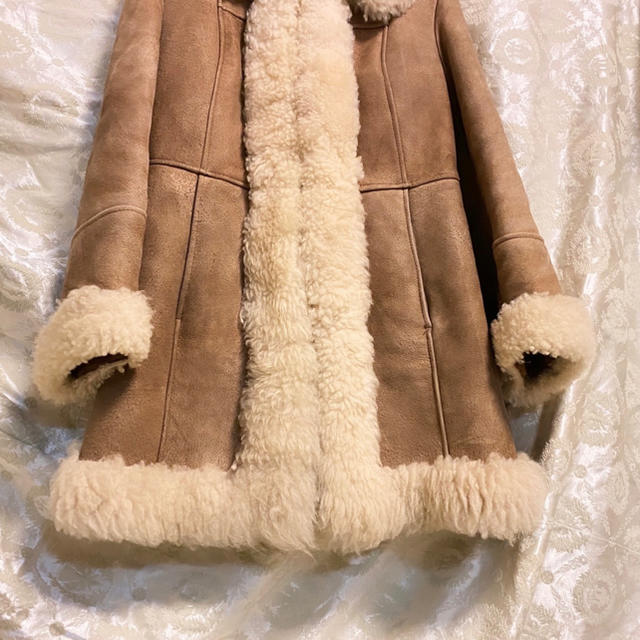 選べる配送時期 ヴィンテージムートン コートjantiques hooked itimi
