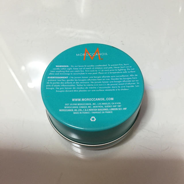 Moroccan oil(モロッカンオイル)のモロッカンオイル★キャンドル コスメ/美容のリラクゼーション(キャンドル)の商品写真