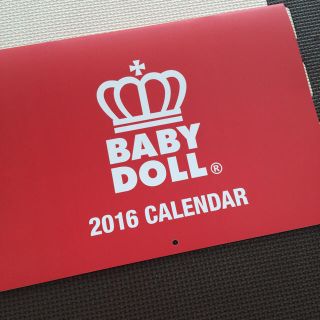 ベビードール(BABYDOLL)の2016年 カレンダー(その他)