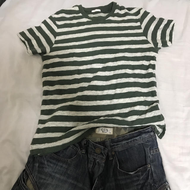 ikka(イッカ)のTシャツとikkaジーパンツのセット メンズのパンツ(デニム/ジーンズ)の商品写真