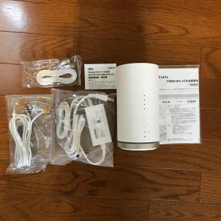 エーユー(au)の匿名配送 au Speed Wi-Fi HOME L01s(PC周辺機器)