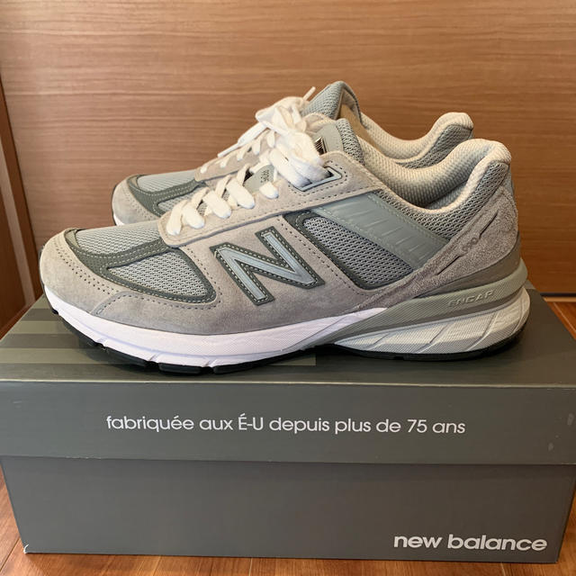 25.5cm New balance 990v5 グレー