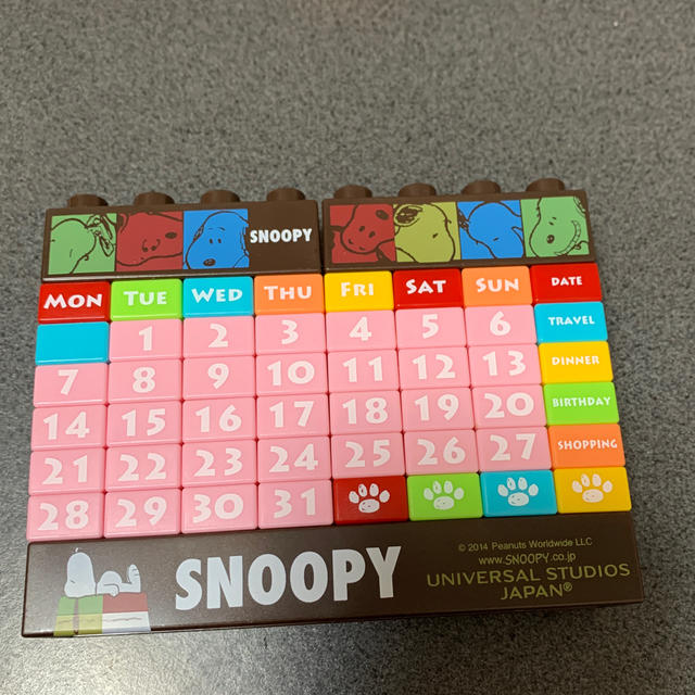 Snoopy スヌーピー ブロックカレンダーの通販 By きりん S Shop スヌーピーならラクマ