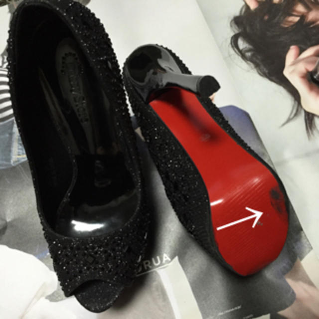 ルブタン風ピンヒール レディースの靴/シューズ(ハイヒール/パンプス)の商品写真