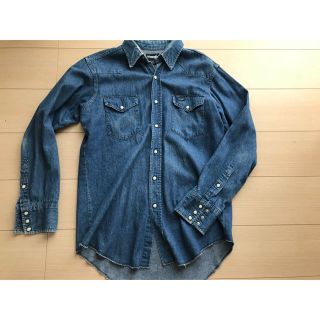 ラングラー(Wrangler)のラングラー デニムシャツ 16-33 WESTERN SHIRTS メンズ(シャツ)