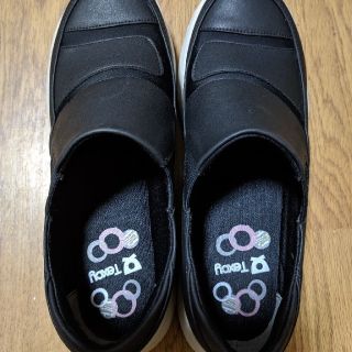 アシックス(asics)のTexcy☆アシックス靴ブラック(スリッポン/モカシン)