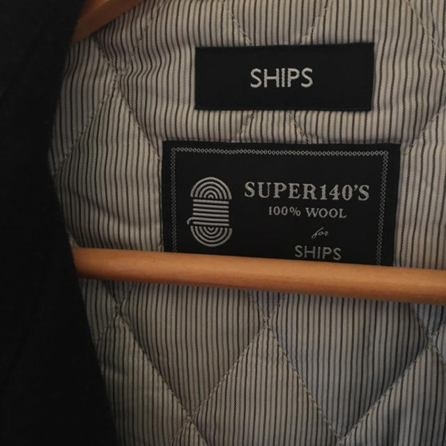 美品 SHIPS SUPER140's100%wool コート