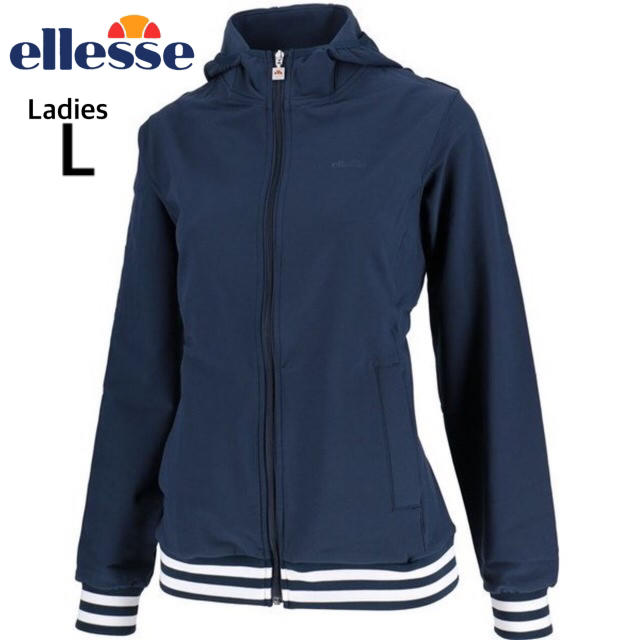 ellesse(エレッセ)の新品 エレッセ スーパーソフトシェルフーディー L スポーツ/アウトドアのテニス(ウェア)の商品写真