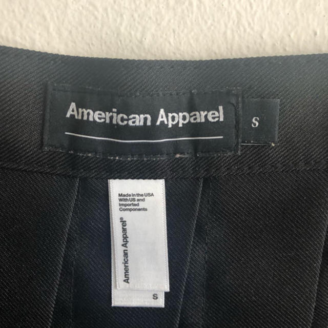 American Apparel(アメリカンアパレル)のアメリカンアパレル テニススカート 黒 レディースのスカート(ひざ丈スカート)の商品写真