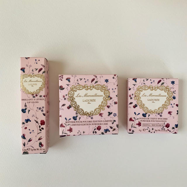 Les Merveilleuses LADUREE(レメルヴェイユーズラデュレ)のラデュレ 空箱 3種セット レディースのバッグ(ショップ袋)の商品写真