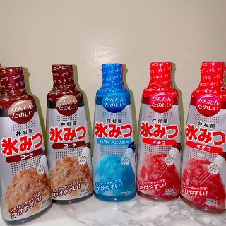 イムラヤ(井村屋)の井村屋 氷みつ かき氷 シロップ まとめ売り 5本 ˗ˏˋ 未開封 ˊˎ˗(菓子/デザート)