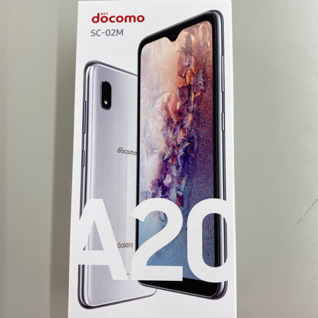 docomo Galaxy A20 ホワイト